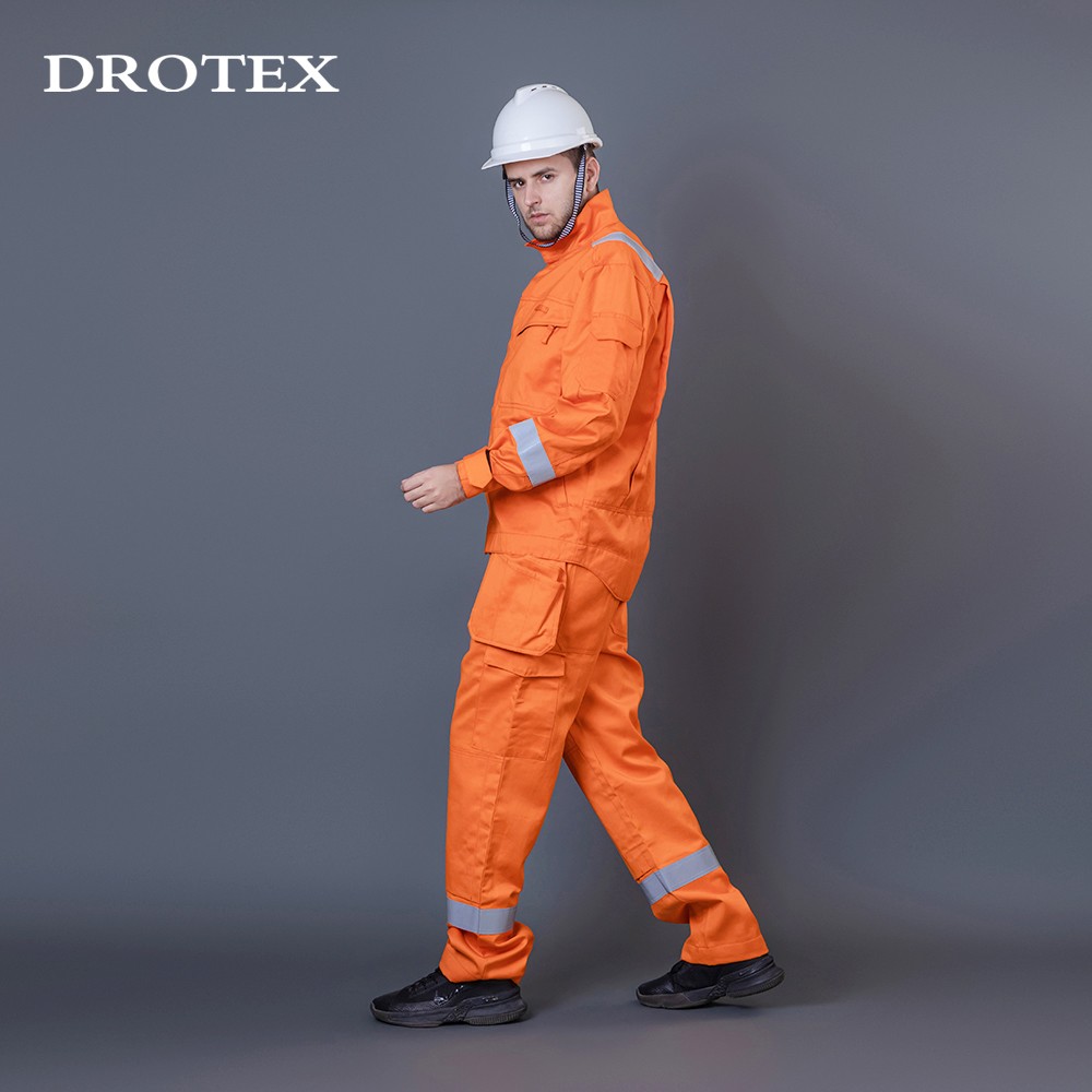 Flame Resistant Antistatic Uniform Mining Workwear Suits For Men