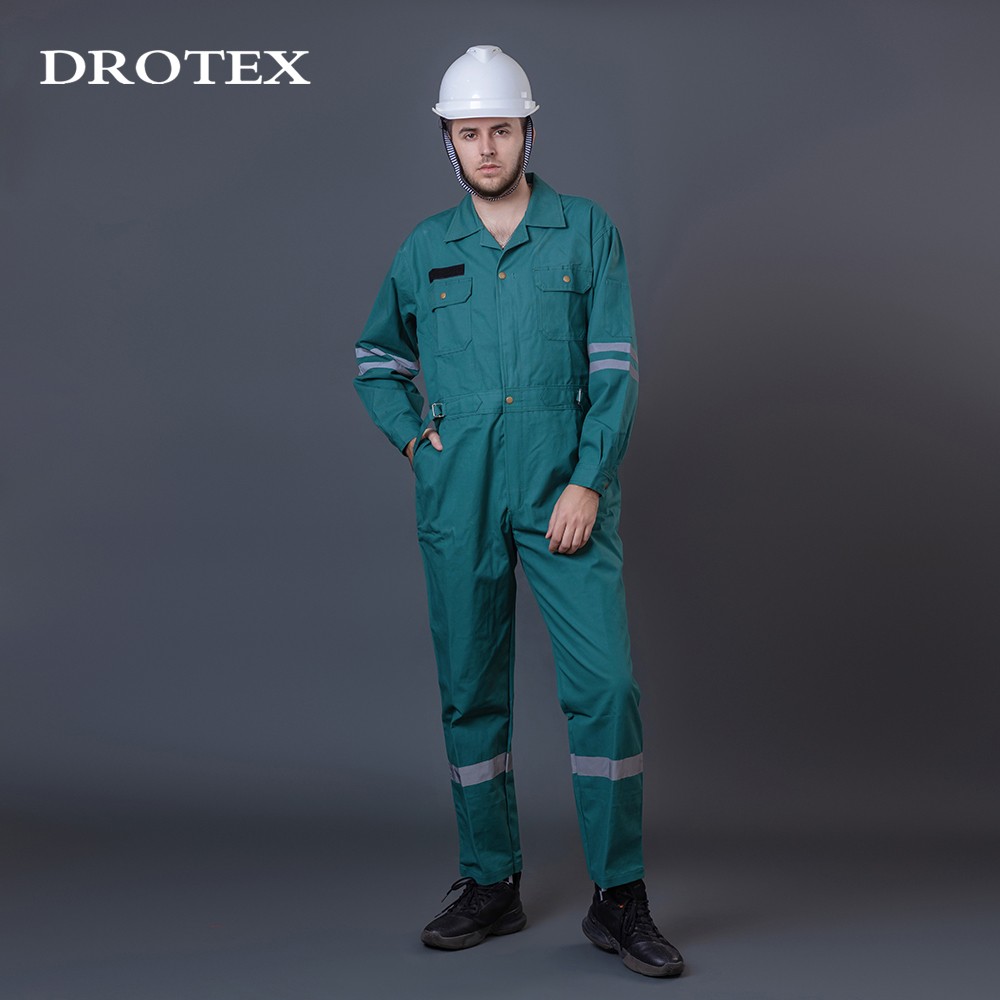 Modacrylic Cotton Fire Resistant Oil Resistant Coverall Suits