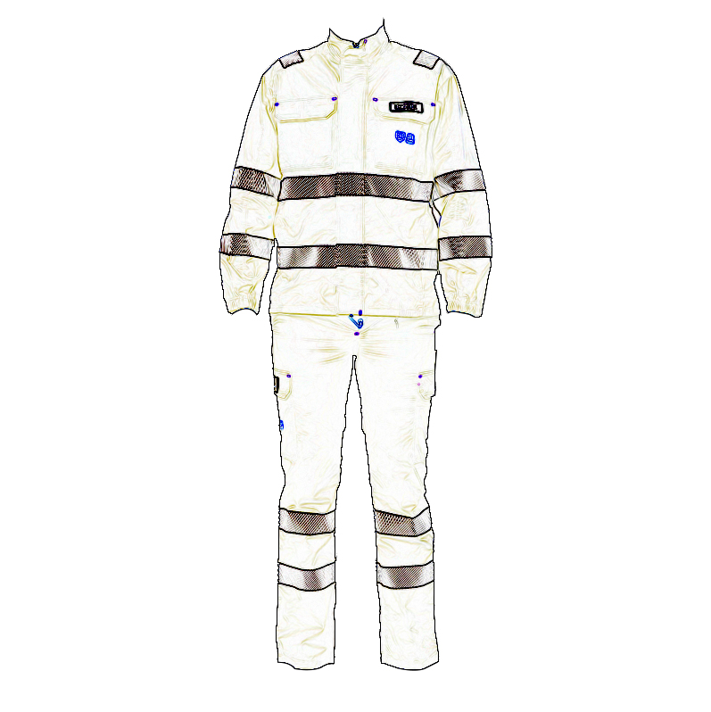 FR Work Clothes Uniforms Design Picture