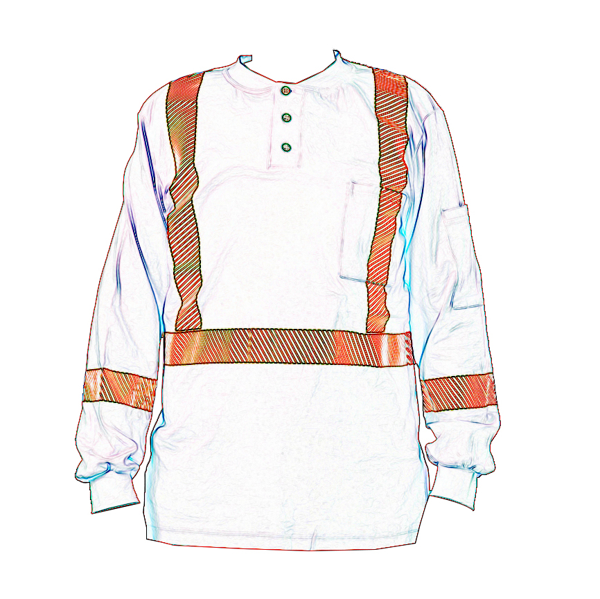 Flame Resistant Knitted Reflective Henry Shirt Design picture