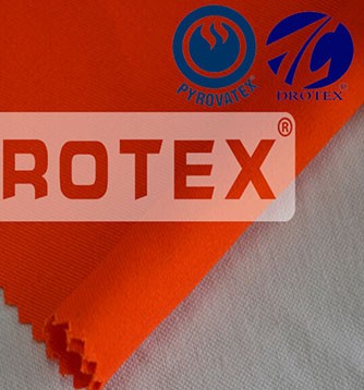 265gsm Cotton PYROVATEX Treatment Flame Retardant Fabric