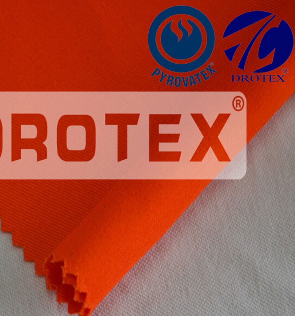 265gsm Cotton PYROVATEX Treatment Flame Retardant Fabric