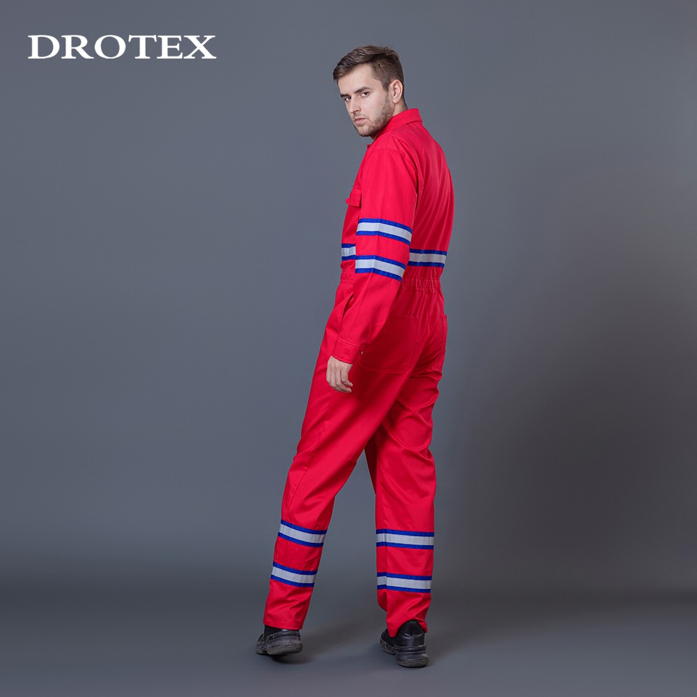 Uniform Aramid Fame Resistant Oil Gas Safety Coverall Clothing