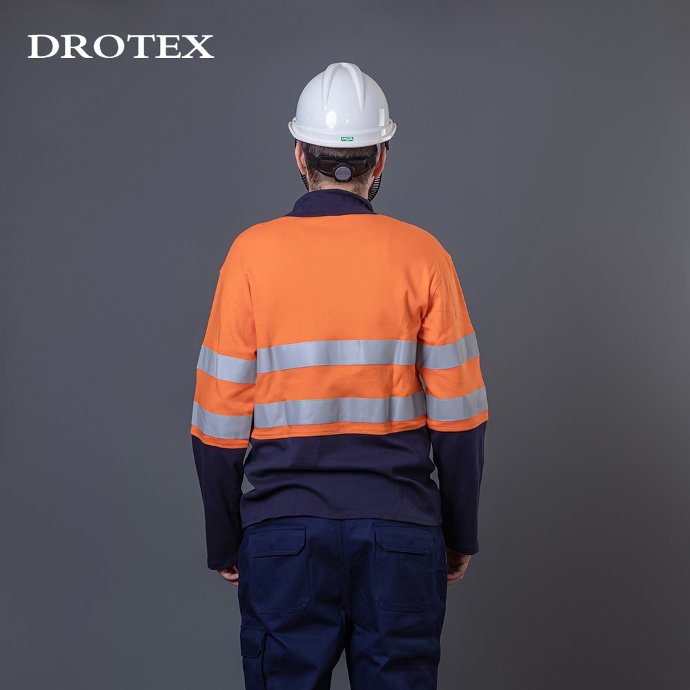 Hivis Flame Retardant Reflective FR Shirt Australian Style