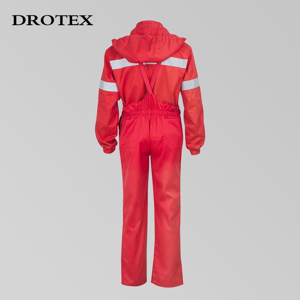 Cotton Fire Retardant Antistatic Jacket and Bib Overall