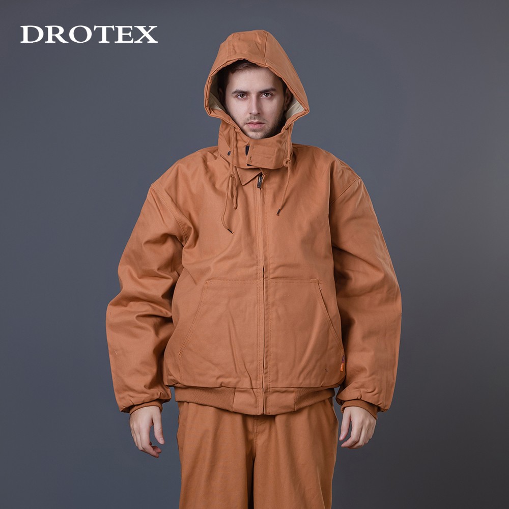 Welding Heavy Duty  Flame Retardant Hooded Jacket