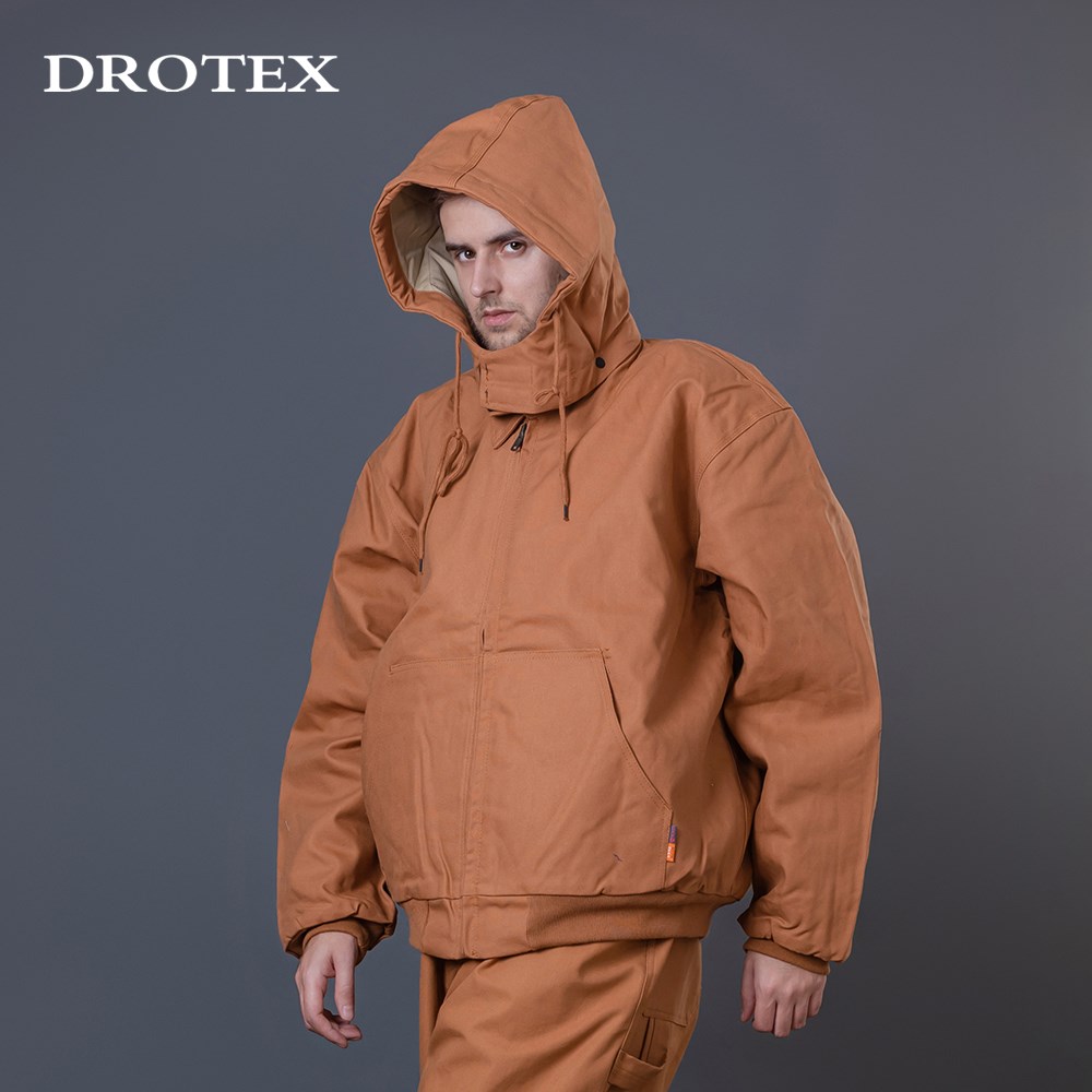 Welding Heavy Duty  Flame Retardant Hooded Jacket