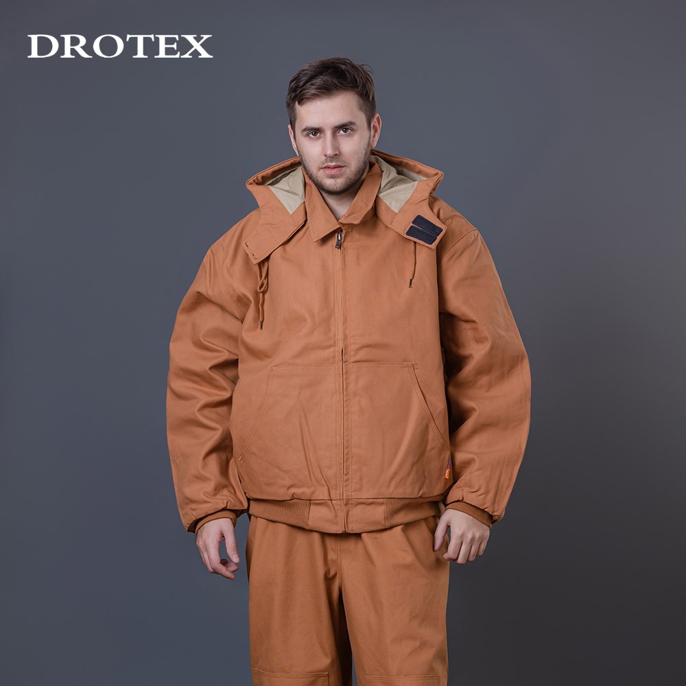 Welding Heavy Duty  Flame Retardant Hooded Jacket