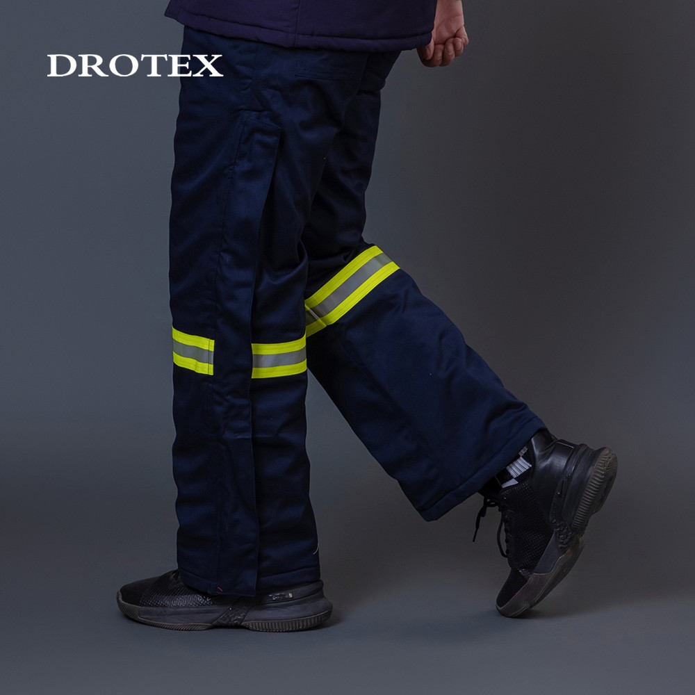 Flame Retardant Reflective Cotton Winter Oil&gas Safety Work Pants