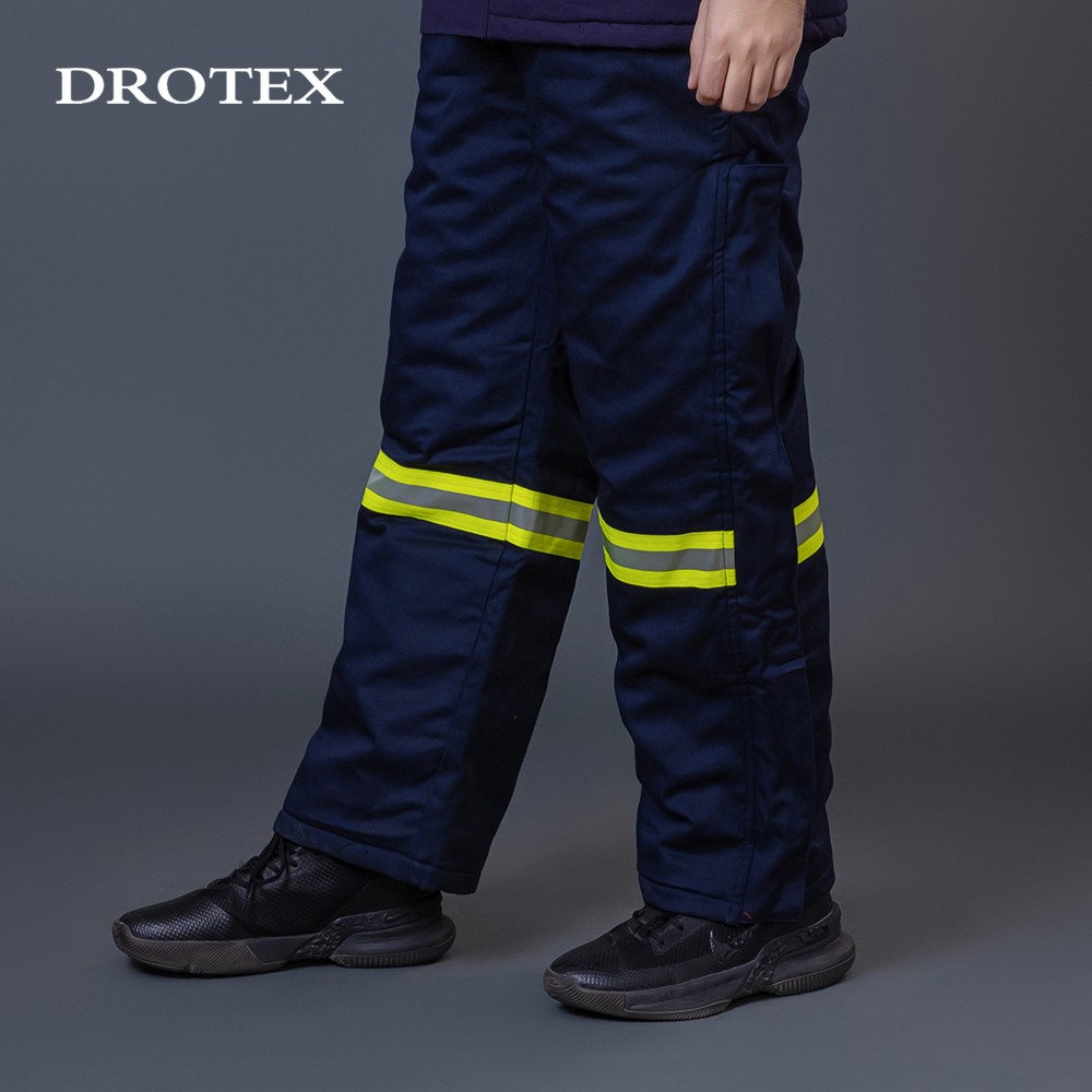 Flame Retardant Reflective Cotton Winter Oil&gas Safety Work Pants