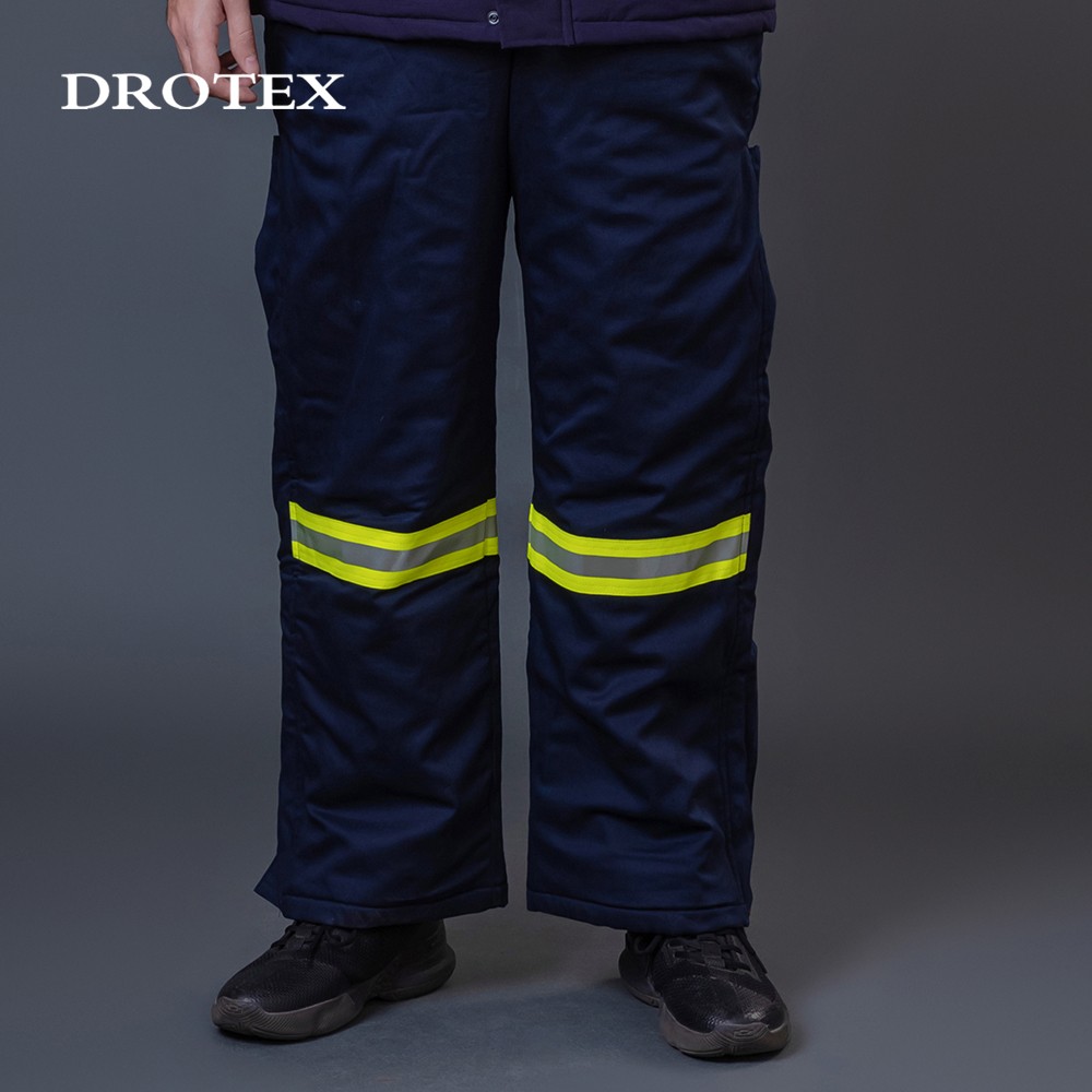 Flame Retardant Reflective Cotton Winter Oil&gas Safety Work Pants