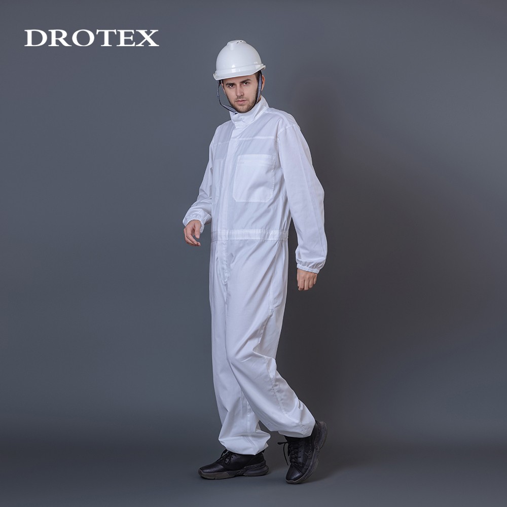 White Workwear Fire Retardant Metallurgy Safety Coverall