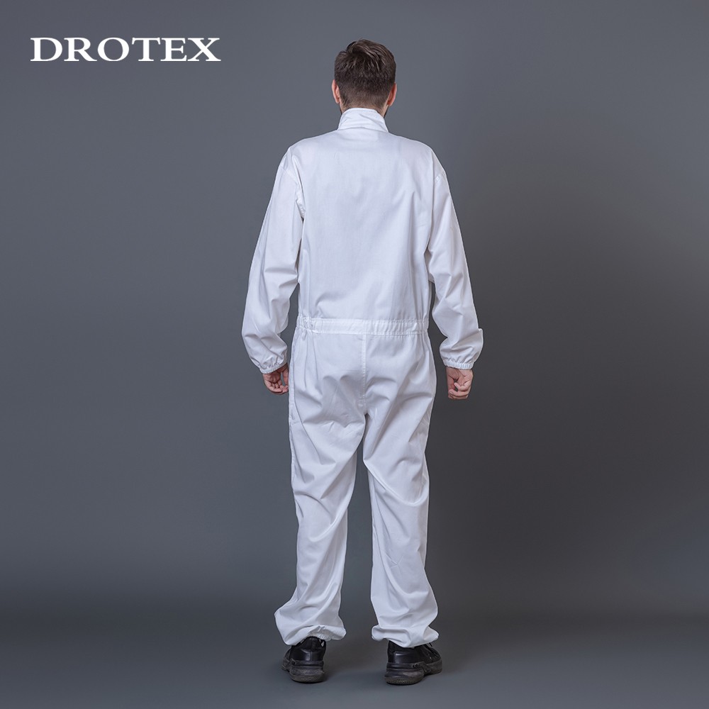 White Workwear Fire Retardant Metallurgy Safety Coverall