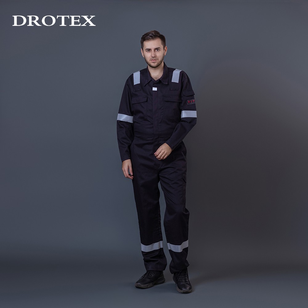 Workwear Reflective Safety Wear Clothes Industrial FR Coverall Suits