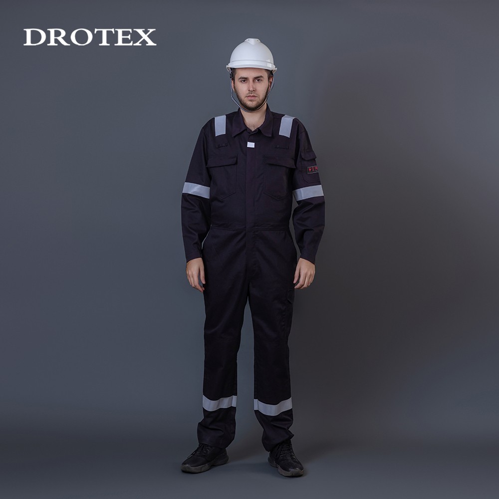 Workwear Reflective Safety Wear Clothes Industrial FR Coverall Suits