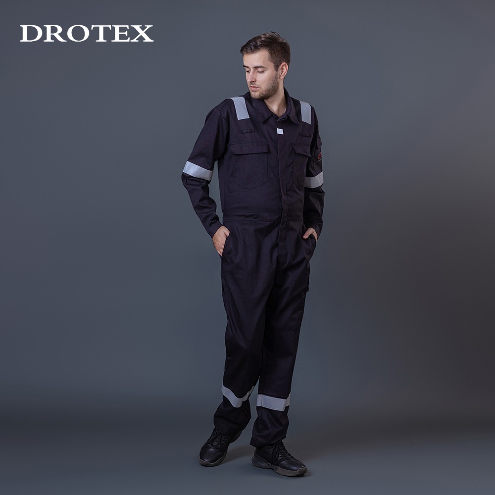 Workwear Reflective Safety Wear Clothes Industrial FR Coverall Suits