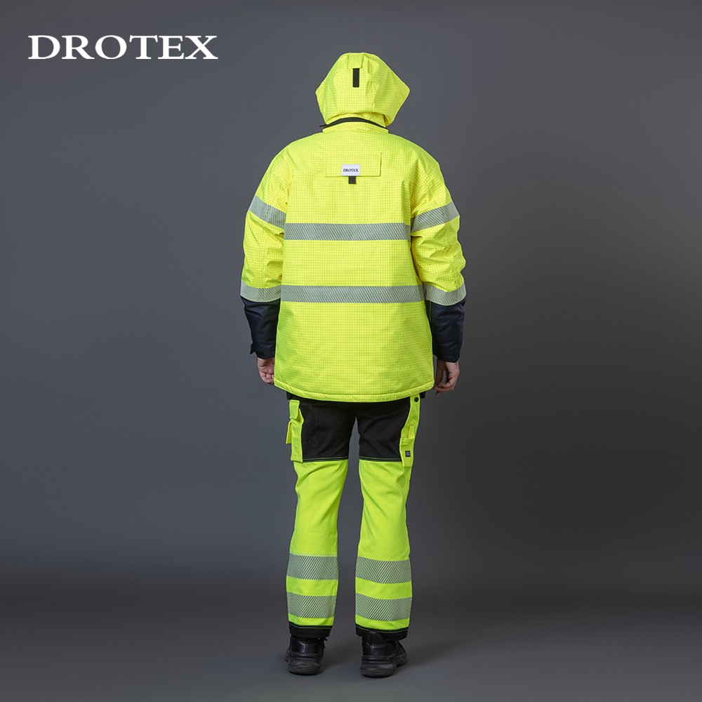 Men Work Jacket Work Pants Hivis Water Proof Flame Resistant Safety Workwear