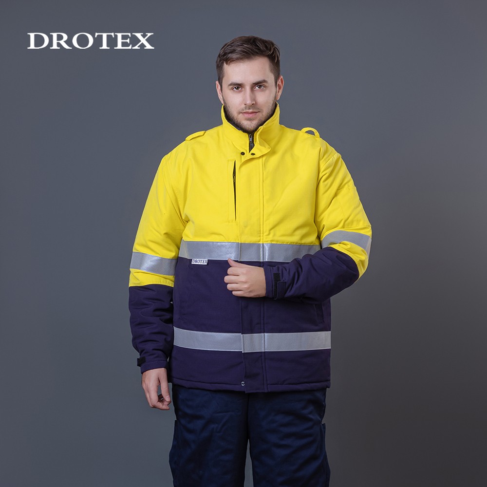 Winter Aramid Reflective Hi Vis Fire Resistant Work Wear Safety Jackets