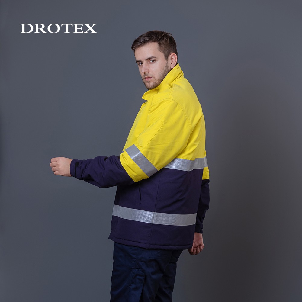 Winter Aramid Reflective Hi Vis Fire Resistant Work Wear Safety Jackets