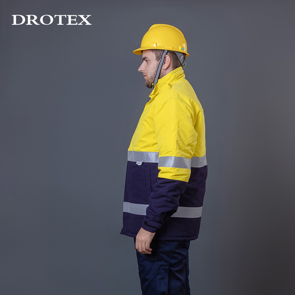 Winter Aramid Reflective Hi Vis Fire Resistant Work Wear Safety Jackets