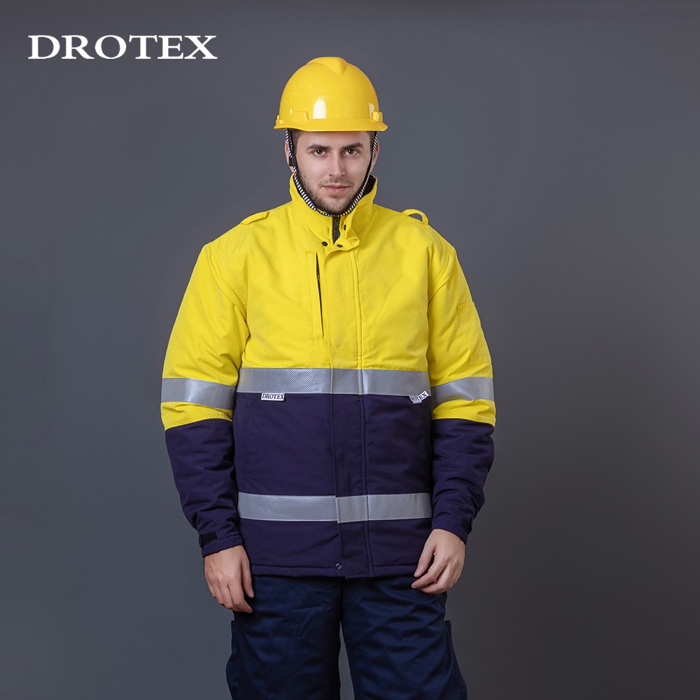 Winter Aramid Reflective Hi Vis Fire Resistant Work Wear Safety Jackets