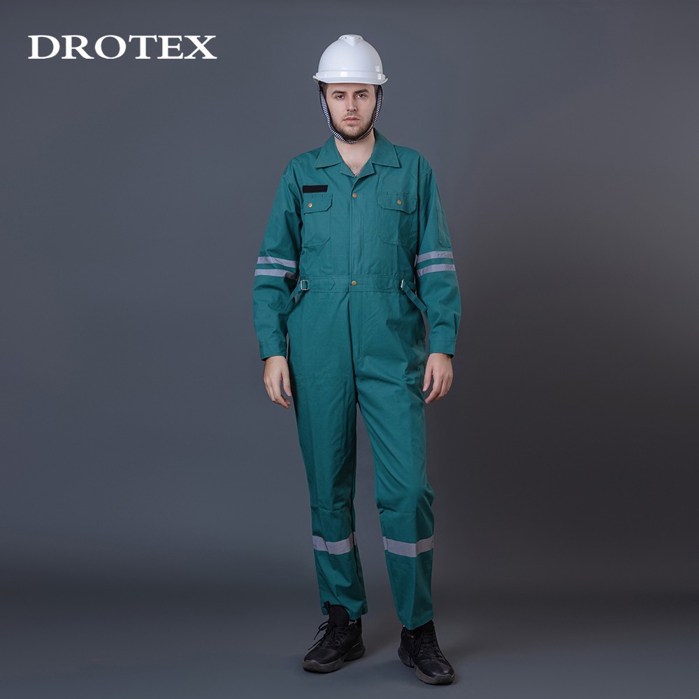 Modacrylic Cotton Fire Resistant Oil Resistant Coverall Suits