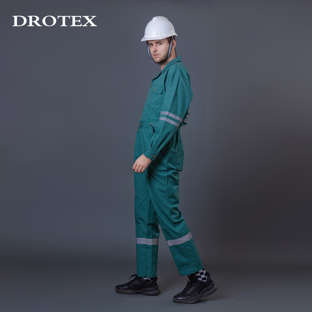 Modacrylic Cotton Fire Resistant Oil Resistant Coverall Suits