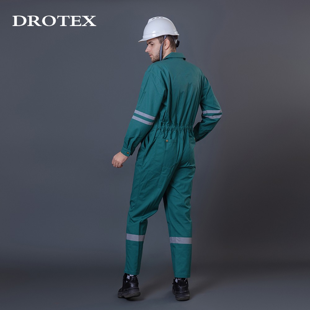 Modacrylic Cotton Fire Resistant Oil Resistant Coverall Suits