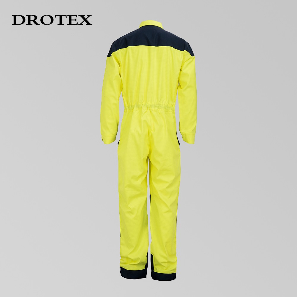Cotton Polyester Working Uniform Fire Rated Waterproof Coverall