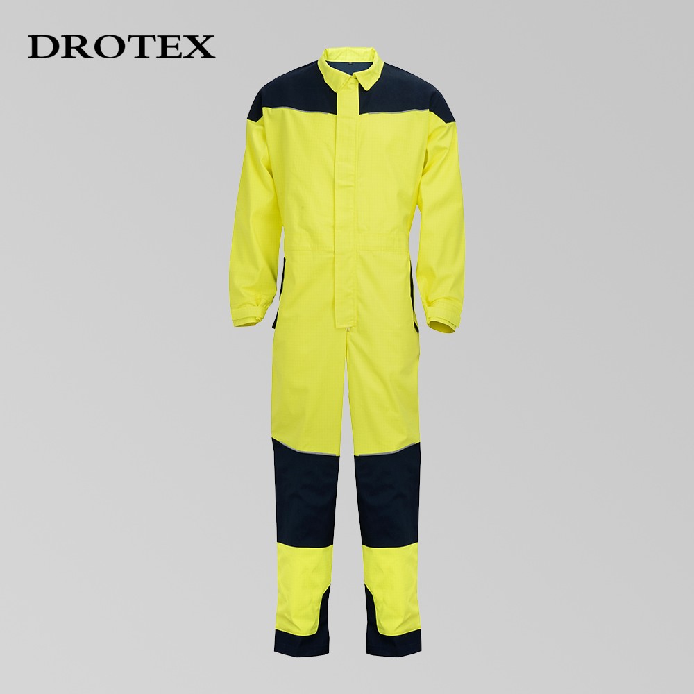 Cotton Polyester Working Uniform Fire Rated Waterproof Coverall