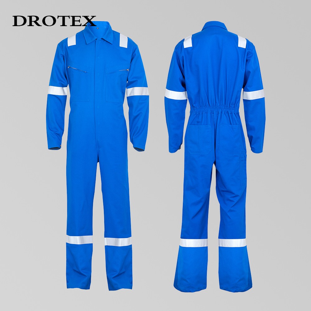 Royal Blue Work Clothes Flame Retardant Cotton Frc Coverall