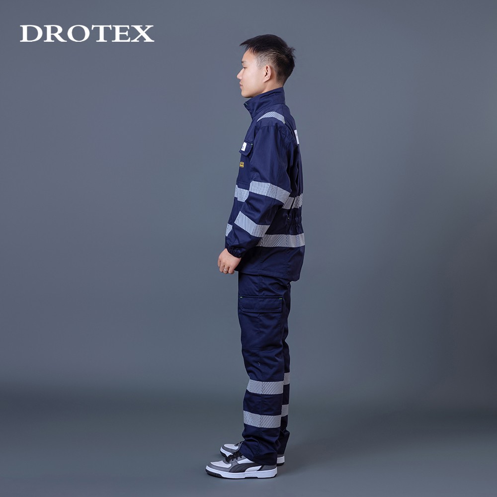 Flame Retardant Reflective Workwear Safety Suit Jacket Pant