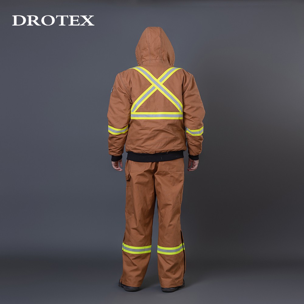 Fire Resistant Reflective Welding Work Suit Hoodie And Pants