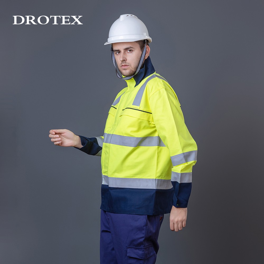 Workwear Uniform Flame Retardant Reflective Hivis Work Jacket Men