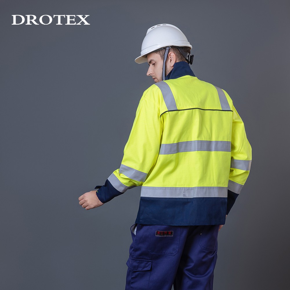 Workwear Uniform Flame Retardant Reflective Hivis Work Jacket Men