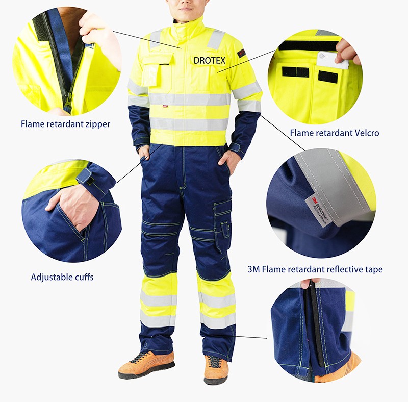 Highly Visible Flame Retardant and Arc Proof Coverall