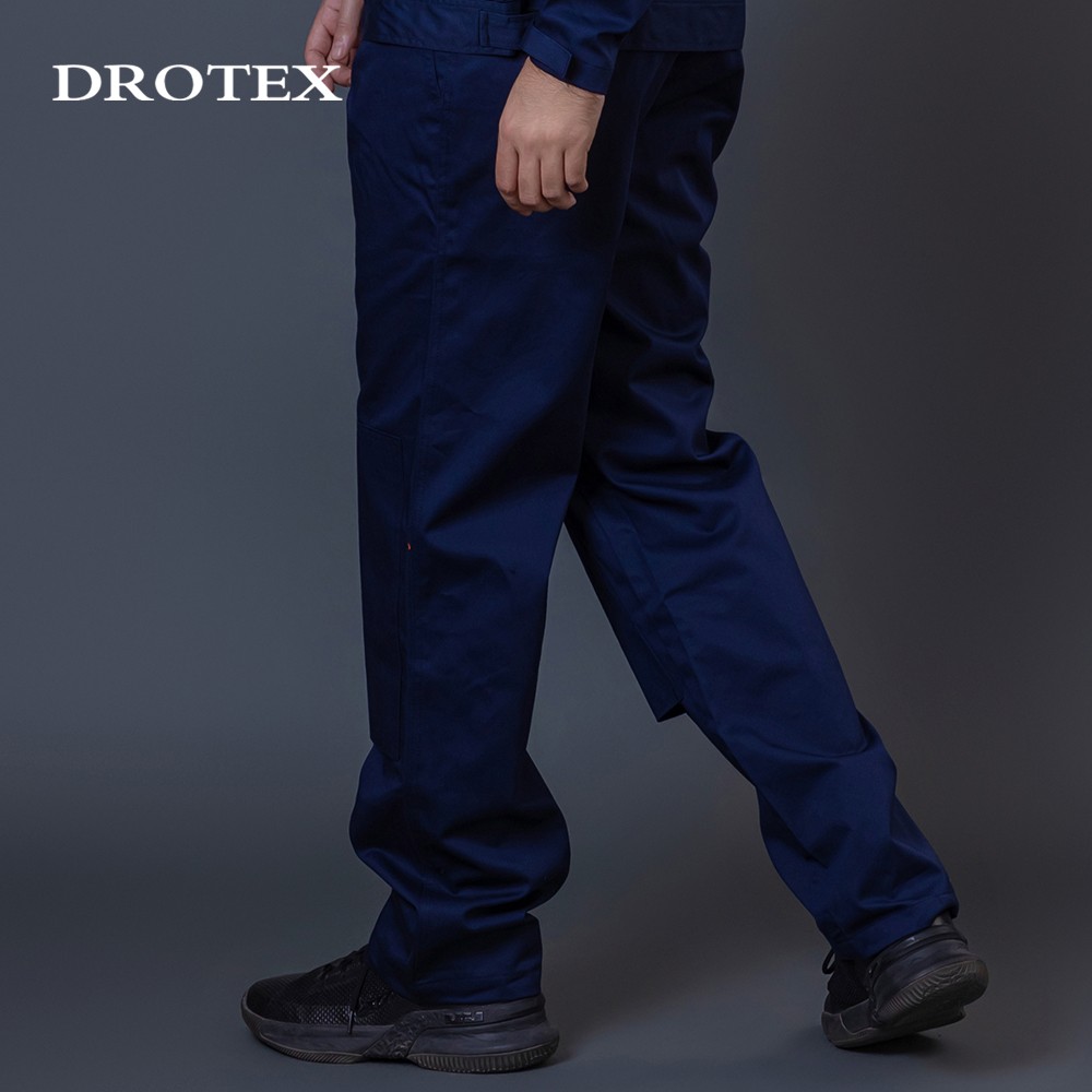 Custom Work Trousers Cotton Nylon Fire Resistant Men Work Pants