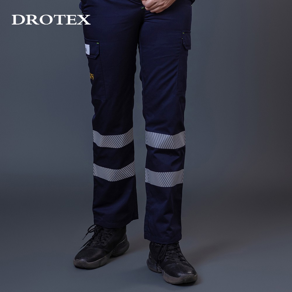 Electrician Work Trousers Reflective Safety Workwear Pants Men