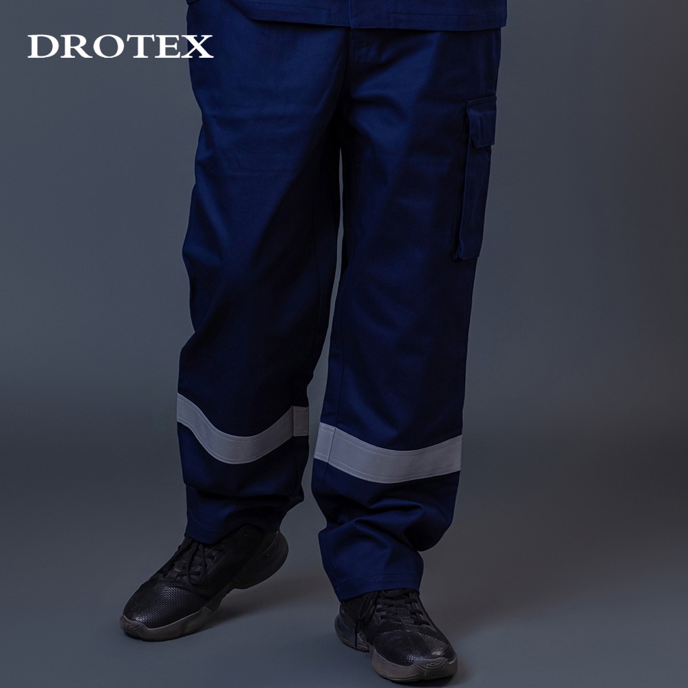 Man Work Pants Reflective Fire Resistant Workwear Trousers