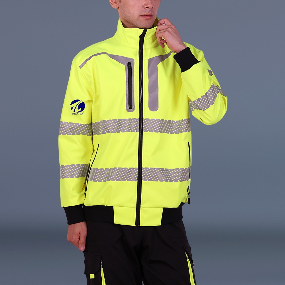 Flame Retardant Anti-static Windproof Soft Shell Jacket