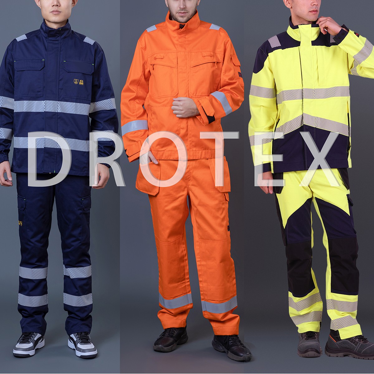DROTEX Flame Retardant Work Wear Two Pieces Jacket Trouser