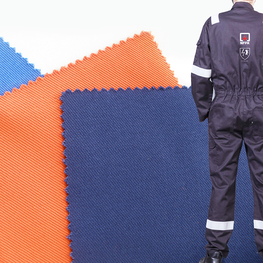 320gsm Cotton Flame Retardant Fabric Certified to ISO 11612