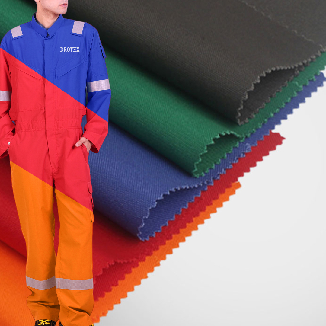 Cotton Flame Resistant Fabric for Protective Clothing